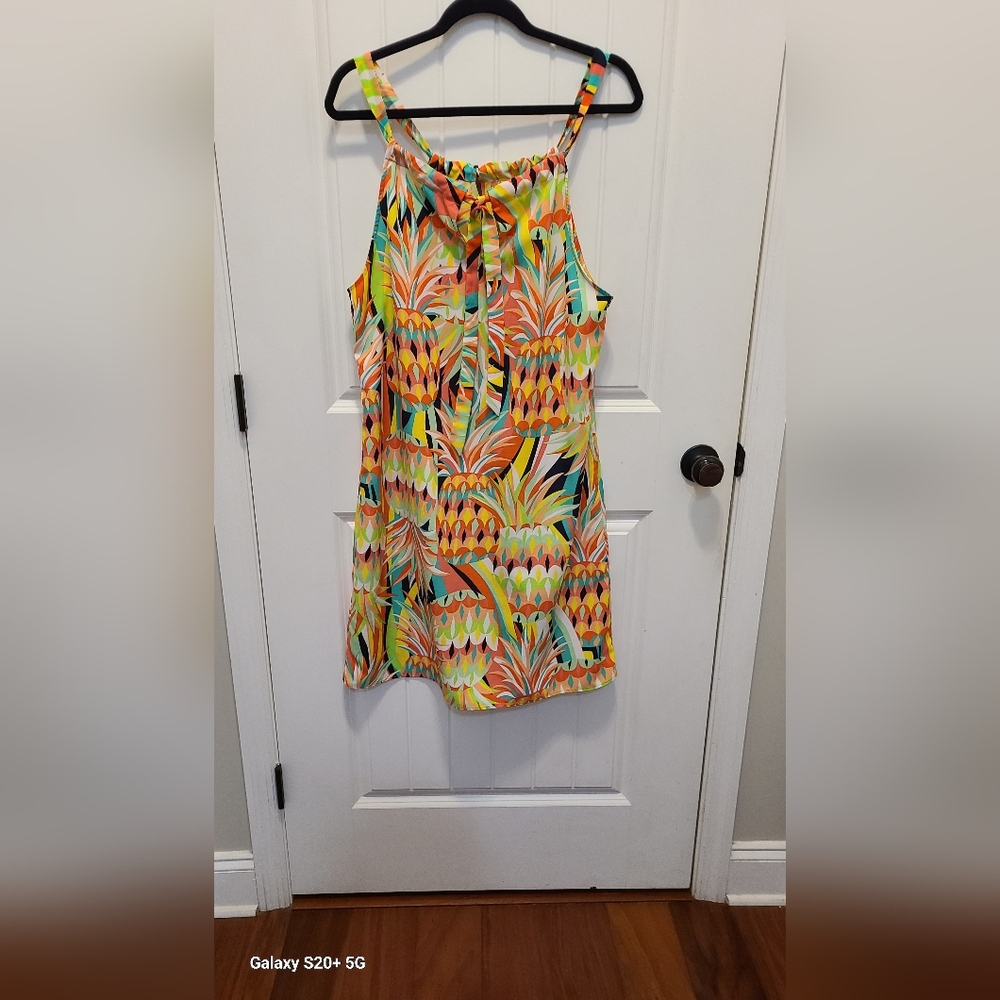 Vibrant Multicolor Sleeveless Dress - Picture 5 of 5
